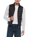 Moncler Quilted Sleeveless Gilet In Black