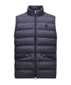 Moncler Treompan Down Gilet Blue In Blue