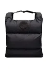 Moncler Legere Logo-patch Padded Backpack In Black