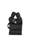 Moncler Legere Small Quilted Shell Cross-body Bag In Black