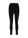 Moncler Technical Jersey Leggings For Active Wear In 999