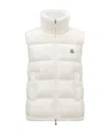Moncler Lempa Nylon Down Vest In White