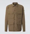 Moncler Lez Technical Jacket In Brown