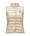 Moncler Doudoune Sans Manches Liane In Nude