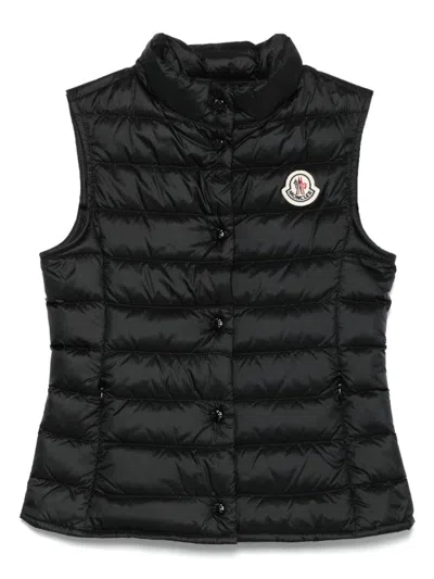 Moncler Kids' Gilet Imbottito Liane Ripiegabile In Black