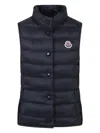 Moncler Liane Packable Down Gilet In Blue