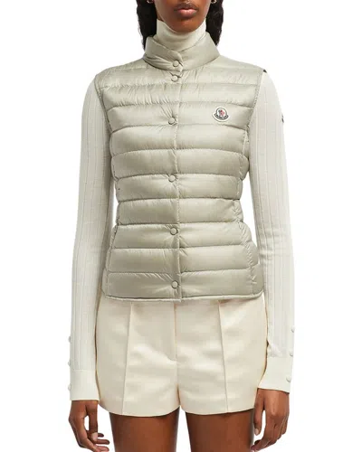 Moncler Liane Packable Down Vest In Brown