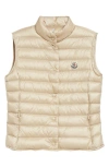 Moncler Liane Quilted Shell Gilet In Cream