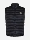 Moncler Liane Nylon Down Vest In Black