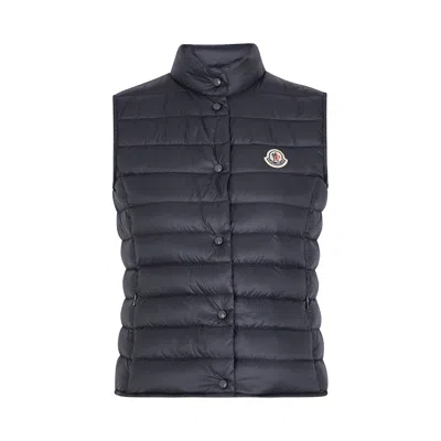 Moncler Liane Quilted Shell Gilet In Navy