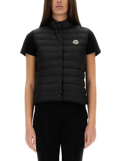 Moncler "liane" Vest In Black