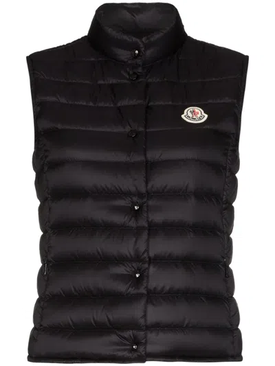 Moncler Liane Down Vest In Black