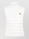 Moncler Quilted Vest High Neck In White