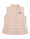Moncler Kids' Liane Nylon Down Vest In Pink