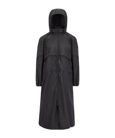 Moncler Licasto Hooded Raincoat In Black