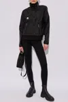 Moncler Lico Water Repellent Crop Jacket In Black