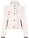 Moncler Lico Gabardine Jacket In Light Pink