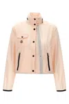 Moncler 'lico' Jacket Elastic Cuffs High Collar