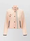 Moncler 'lico' Jacket Elastic Cuffs High Collar