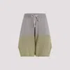 Moncler Light Green Acid Degrade Long Boxers In Light Green