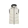 Moncler Light Grey Guersac Vest In White