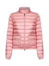 Moncler Light Pink Lans Packable Short Down Jacket In Multi