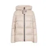 Moncler Serittes Hooded Short Down Jacket Clothing In Pink