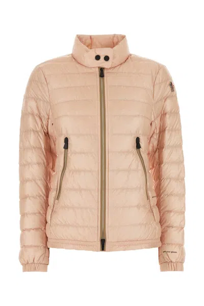Moncler Grenoble Ivory Nylon Walibi Down Jacket In Yellow