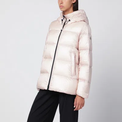 Moncler Light Pink Zip-up Down Jacket
