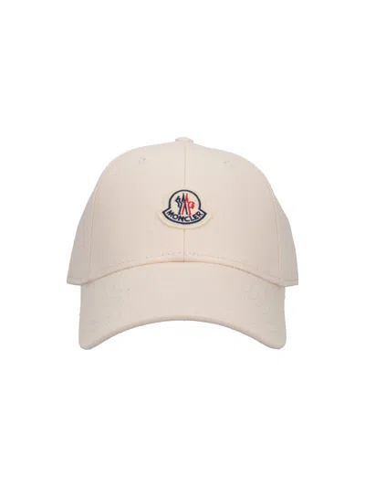Moncler Lightweight 100% Cotton Hat For Women In White