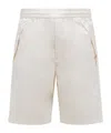 Moncler Lightweight Bermuda Shorts In White