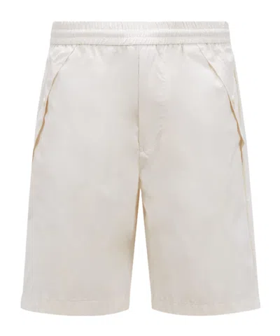 Moncler Lightweight Bermuda Shorts In White