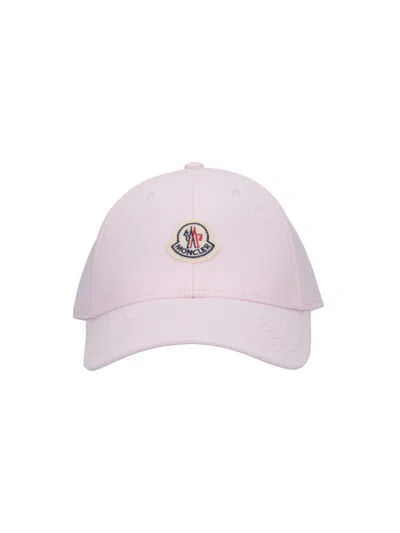 Moncler Lightweight Cotton Bucket Hat In Pink