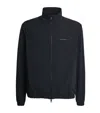 Moncler Danby High Collar Jacket Zipped Pocket In Black