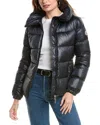 Moncler Petra Short Puffer Jacket In Blue