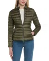 Moncler Lightweight Down Jacket In Green