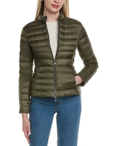 Moncler Lightweight Down Jacket In Green