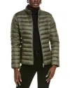 Moncler Lightweight Down Jacket In Green