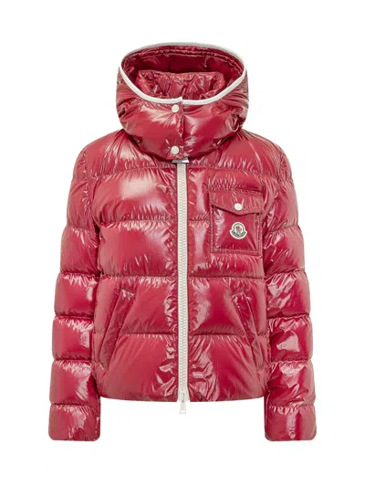 Moncler Lightweight Down Jacket In Purple