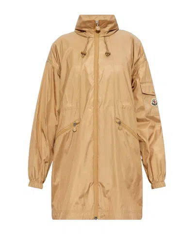 MONCLER MONCLER ADHEMAR ZIP-UP PARKA COAT