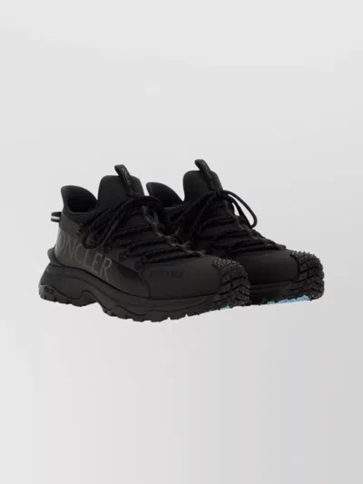 Moncler Lightweight Trail Grip Sneakers In Black