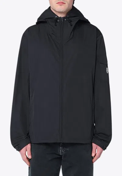 Moncler Lightweight Water-proof Jacket In Black