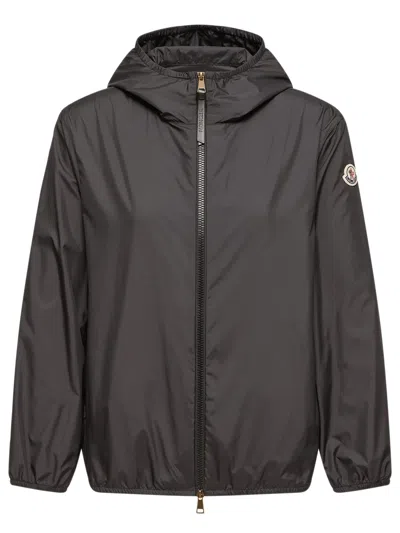 Moncler Lightweight Women's Jacket With Adjustable Hood - Size 0 In Gray