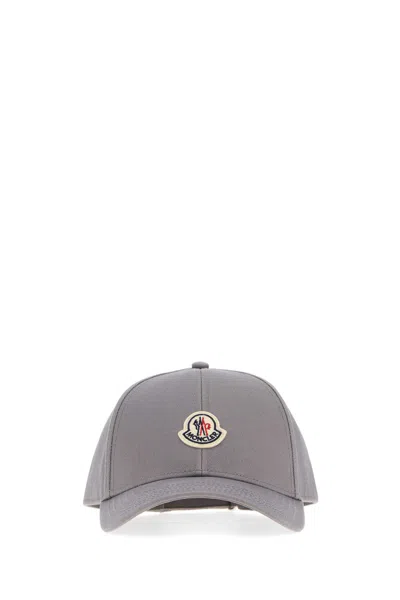 MONCLER LILAC COTTON BASEBALL CAP