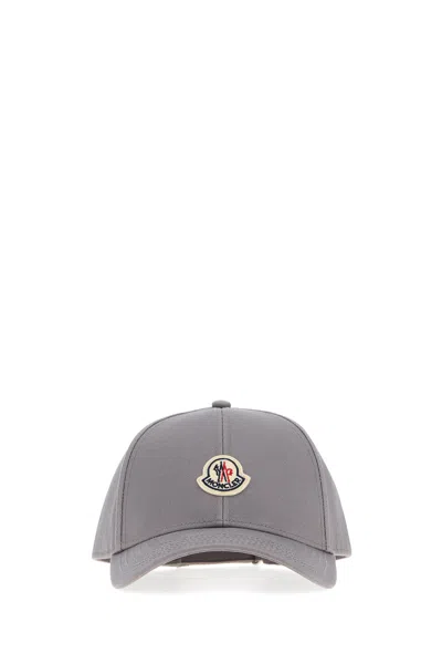 Moncler Lilac Cotton Baseball Cap In Purple