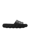 Moncler Lilo Quilted Eva Slides Black In Black