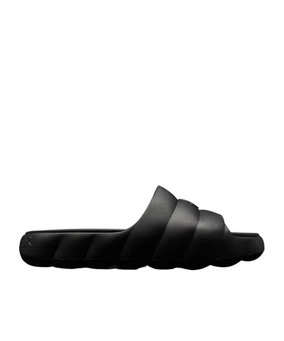 Moncler Lilo Quilted Eva Slippers In Black