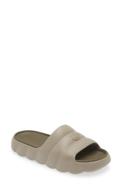 Moncler Lilo Slide Sandal In Beige
