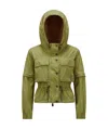 Moncler Limosee Hooded Ripstop Jacket In Green