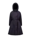 Moncler Lins Parker Down Jacket In Blue